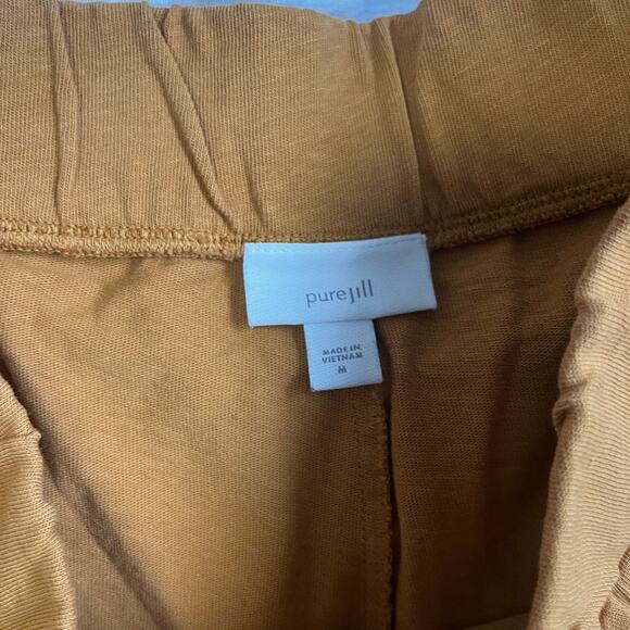 J. Jill Mustard Yellow Wide Leg Pants Size Medium - Picture 2 of 7